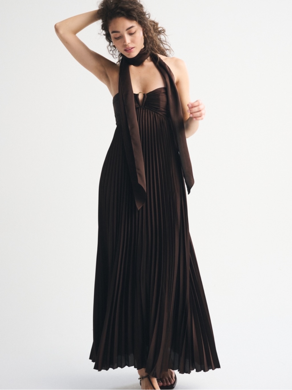 Abercrombie Brown Babydoll Dress